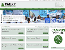 Tablet Screenshot of camyp.com.ar